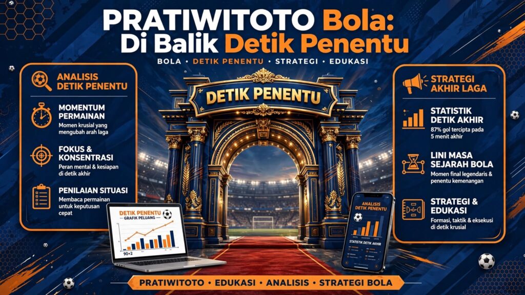 PRATIWITOTO Bola: Di Balik Detik Penentu