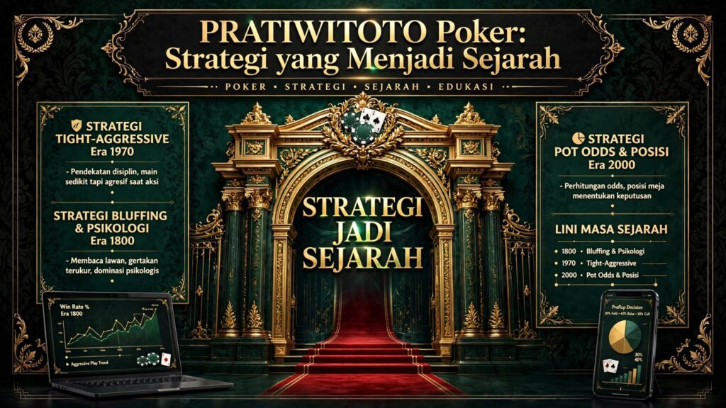 PRATIWITOTO Poker: Strategi yang Menjadi Sejarah